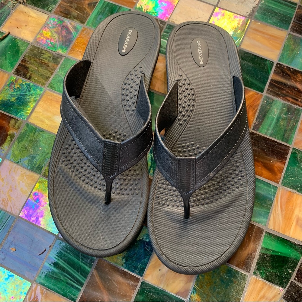 OKABASHI MEN’S Flip-Flops Sz: XXL